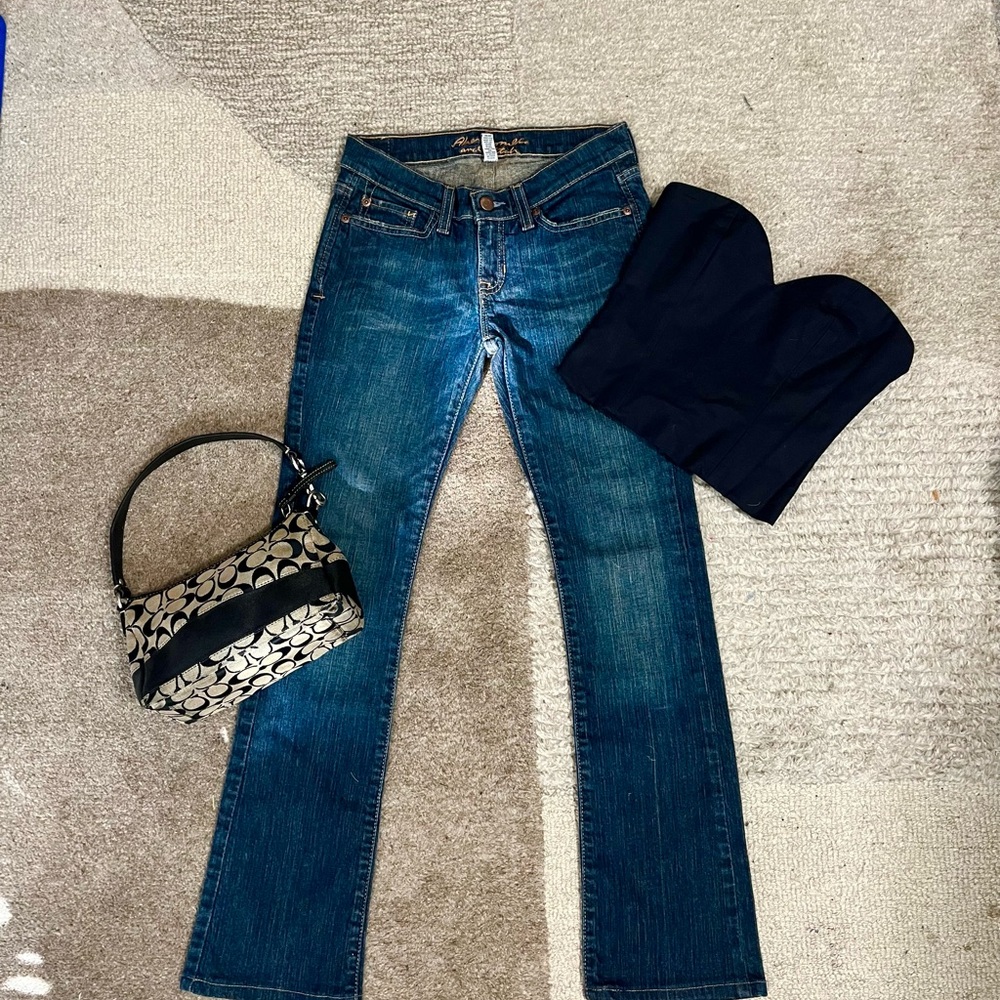 Y2K Abercrombie & Fitch Dark Blue Boot Cut Jeans